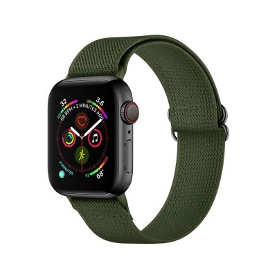 Curea Tech Mellow Compatibila Cu Apple Watch 4 / 5 / 6 / 7 / Se (42 / 44 / 45 Mm), Verde